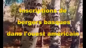 Inscriptions de bergers basques sur les arbres de l’Ouest américain 
