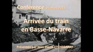 Arrivée du train en Basse-Navarre