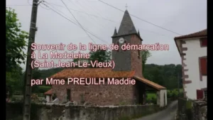 Ligne de démarcation à la Madeleine
