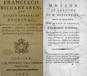 La politique linguistique de la Révolution française et la langue basque