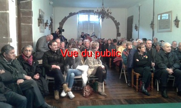 L’assistance durant une de nos conférences